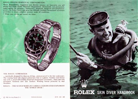 rolex skin diver handbook|rolex submarine seals.